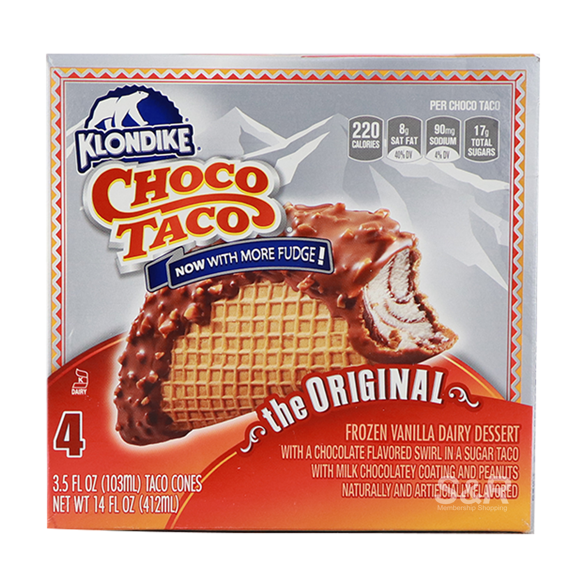 Klondike Choco Taco Vanilla Flavor 4 packs Klondike Choco Taco Vanilla Flavor 4 packs